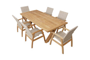 Teak Alexander 7 piece dining set